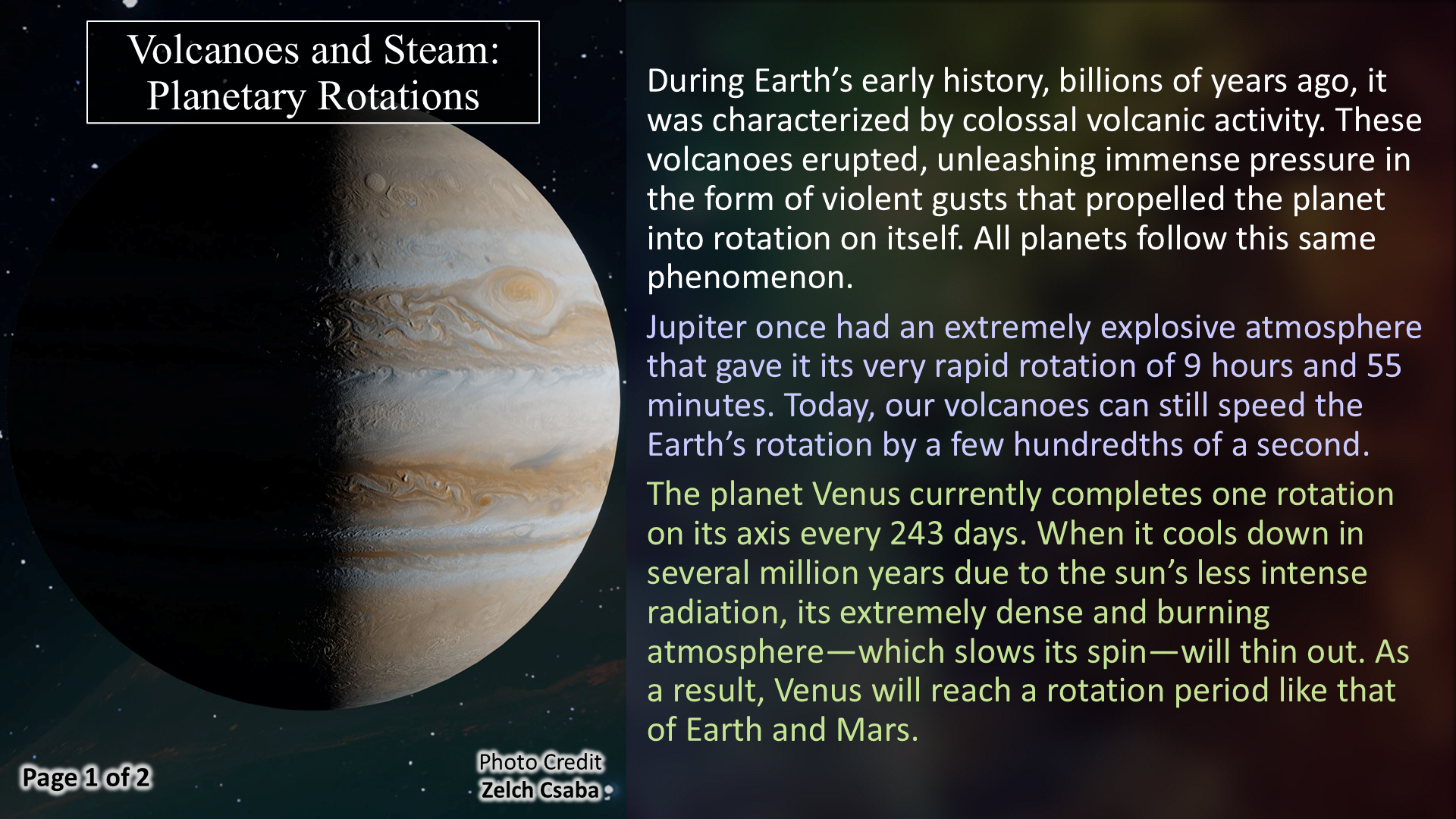 Planetary Rotations - Page 01