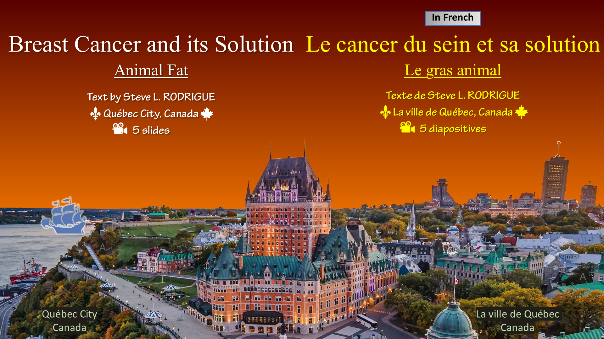 Breast Cancer and its Solution / Le cancer du sein et sa solution