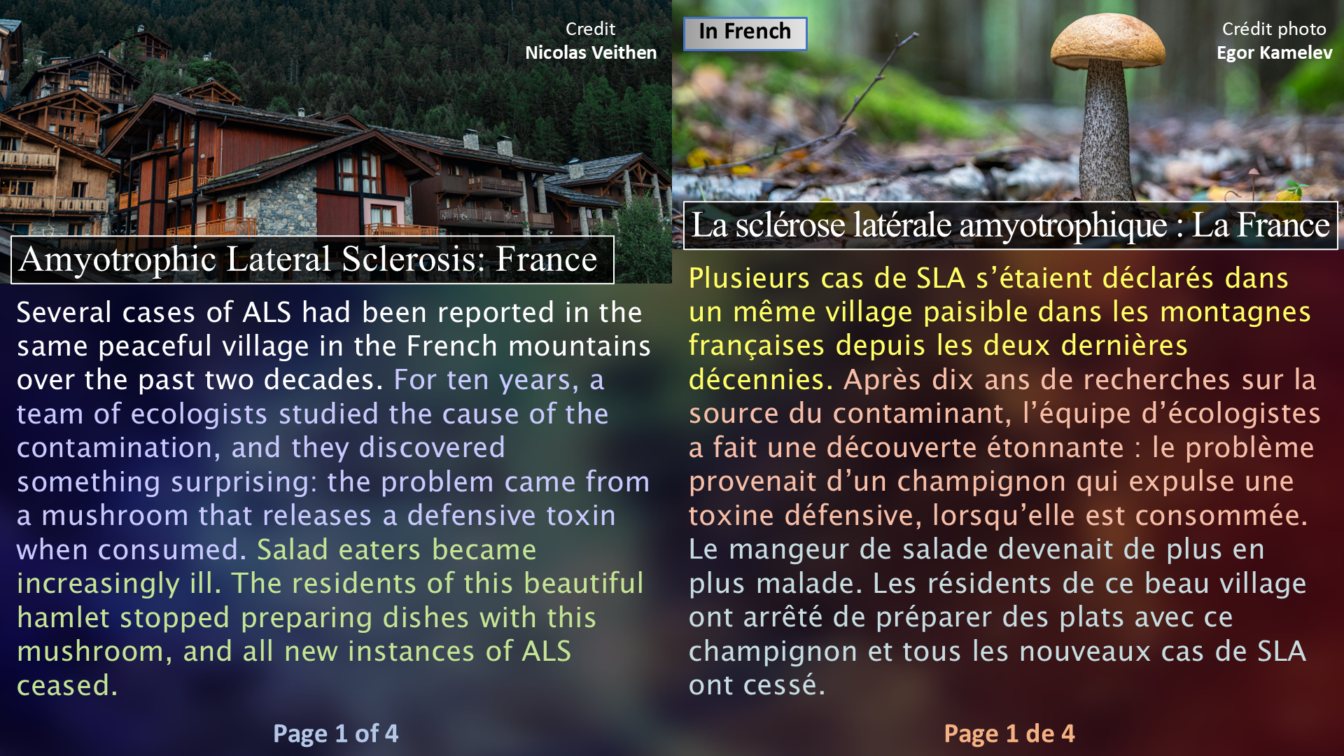 Amyotrophic Lateral Sclerosis and the Toxin / La sclérose latérale amyotrophique et la toxine - Page 1