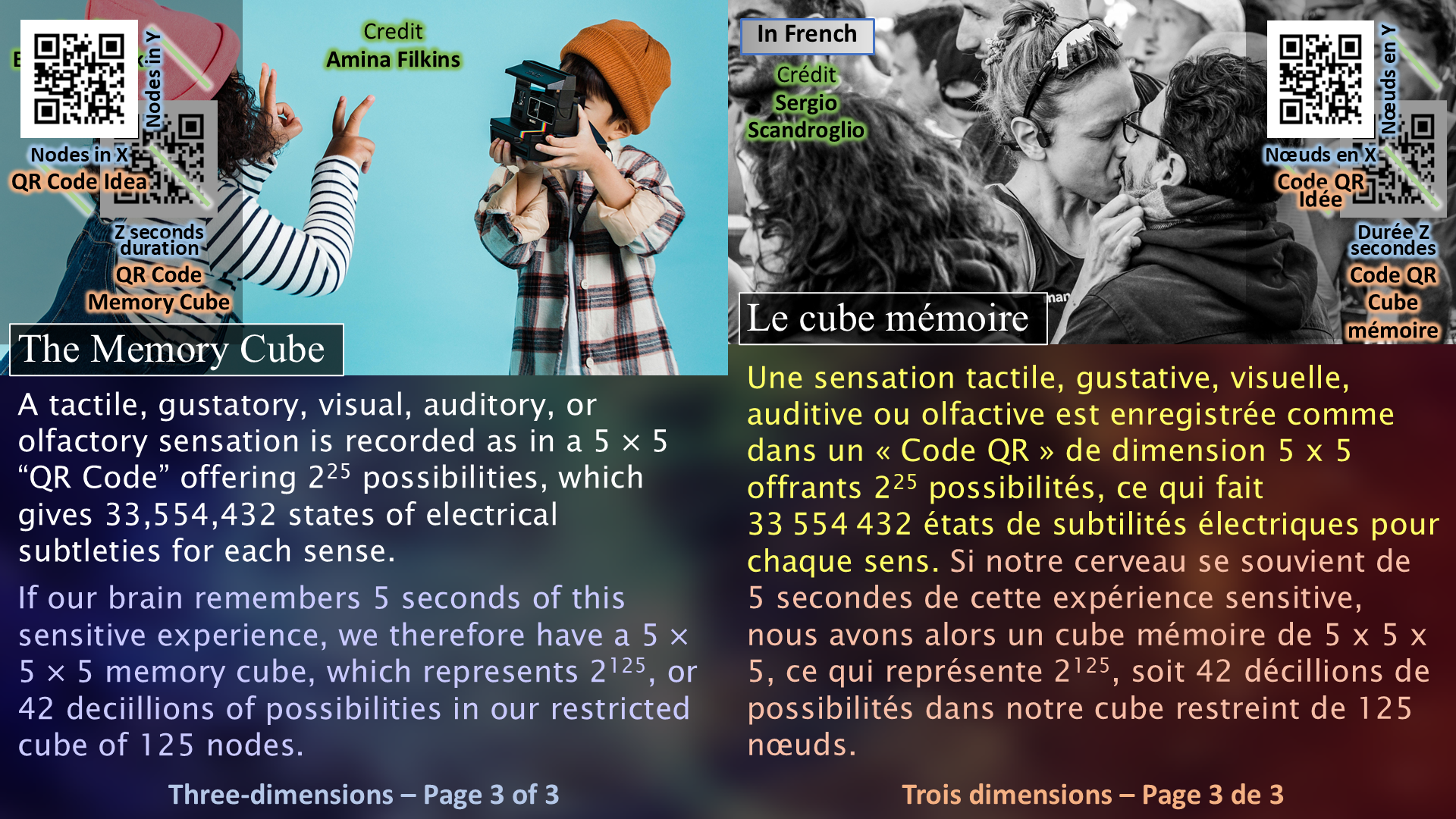 Memory has 3 dimensions / La mémoire possède 3 dimensions - Page03