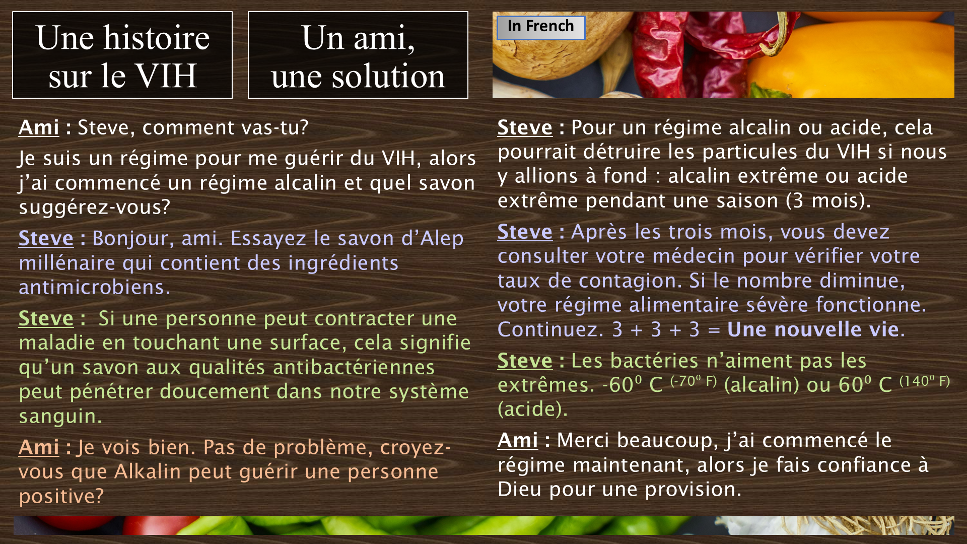Une histoire sur le VIH - Un partenaire, une solution