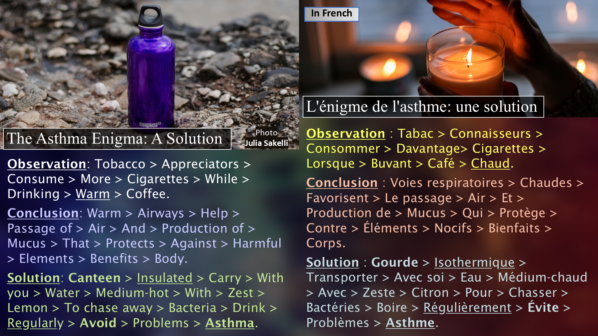 The Enigma of Asthma / L’énigme de l’asthme